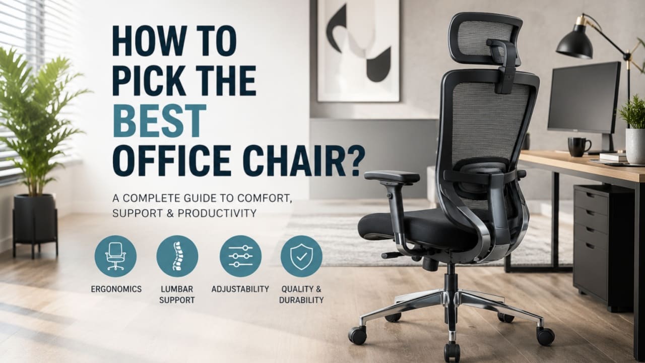 Comment choisir la meilleure chaise de bureau ?