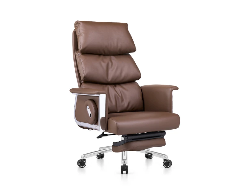 Fauteuil de bureau de direction inclinable de luxe avec repose-pieds -&nbsp;2420A