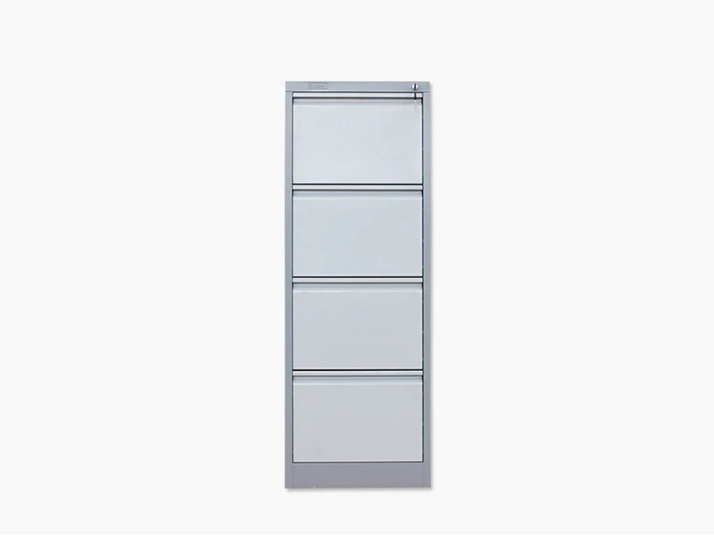 Classeur vertical &agrave; 4 tiroirs avec serrure pour le stockage de documents de bureau