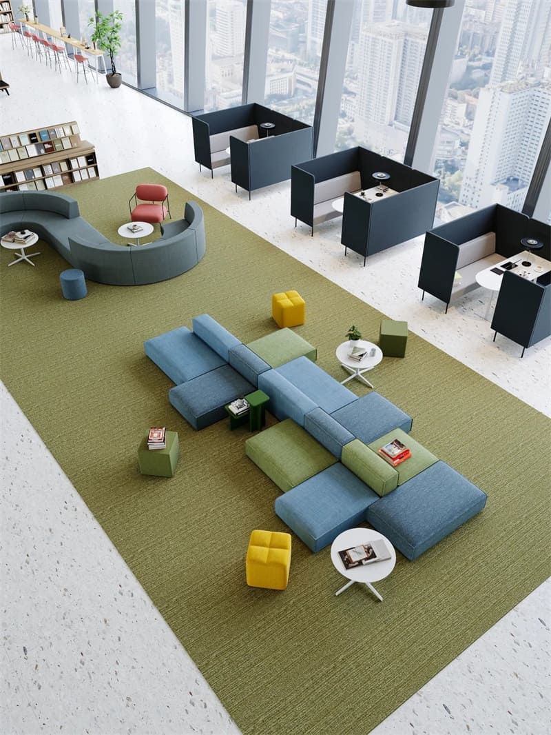 Solution de mobilier de bureau pour la bibliothèque publique de Shenzhen Futian