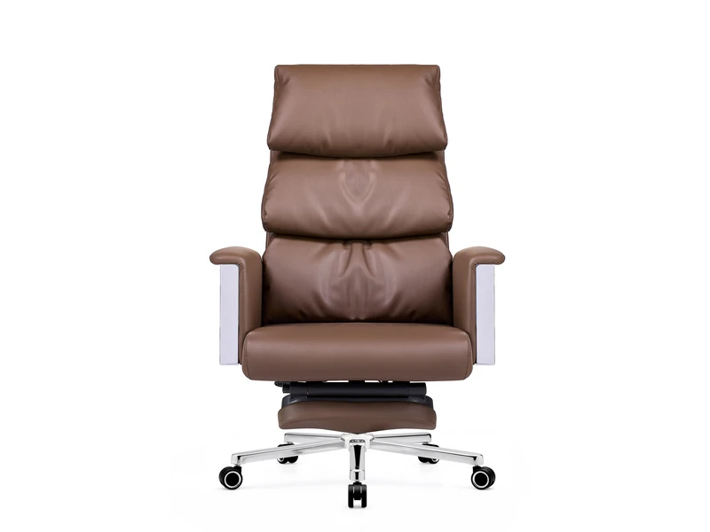 Fauteuil de bureau de direction inclinable de luxe avec repose-pieds -&nbsp;2420A
