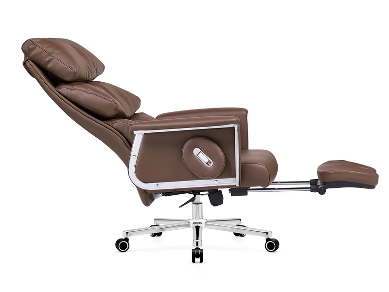 Fauteuil de bureau de direction inclinable de luxe avec repose-pieds -&nbsp;2420A