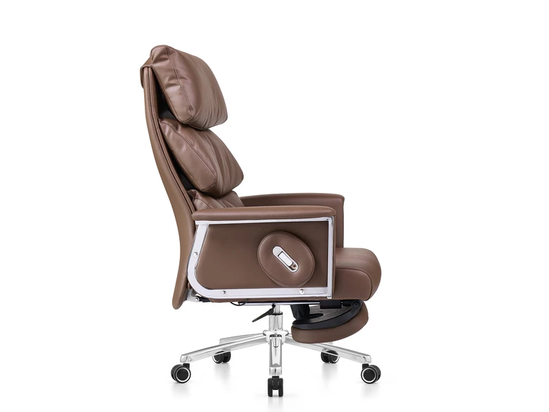 Fauteuil de bureau de direction inclinable de luxe avec repose-pieds -&nbsp;2420A
