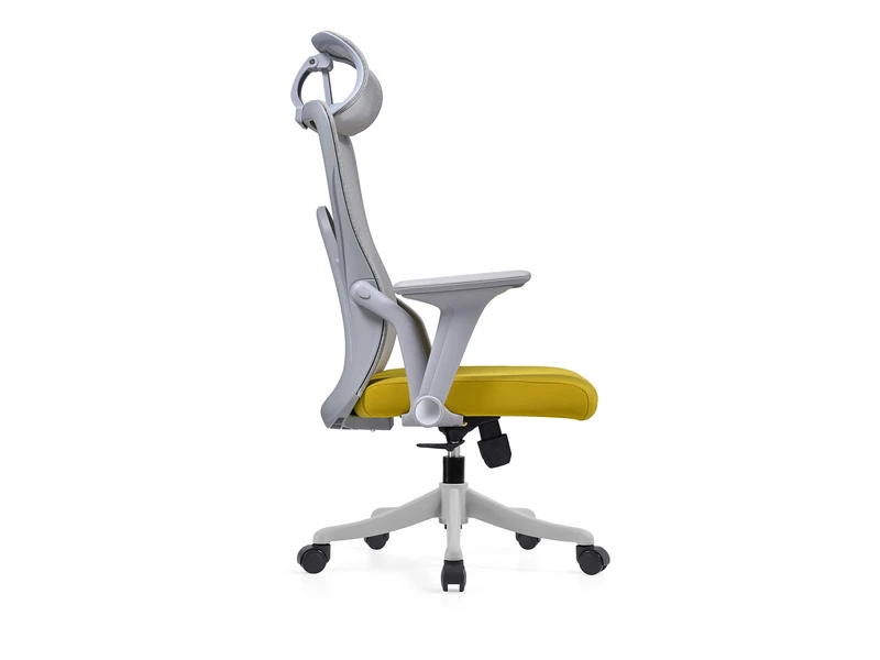 Chaise de bureau ergonomique en maille avec appui-t&ecirc;te r&eacute;glable &ndash; 2428A