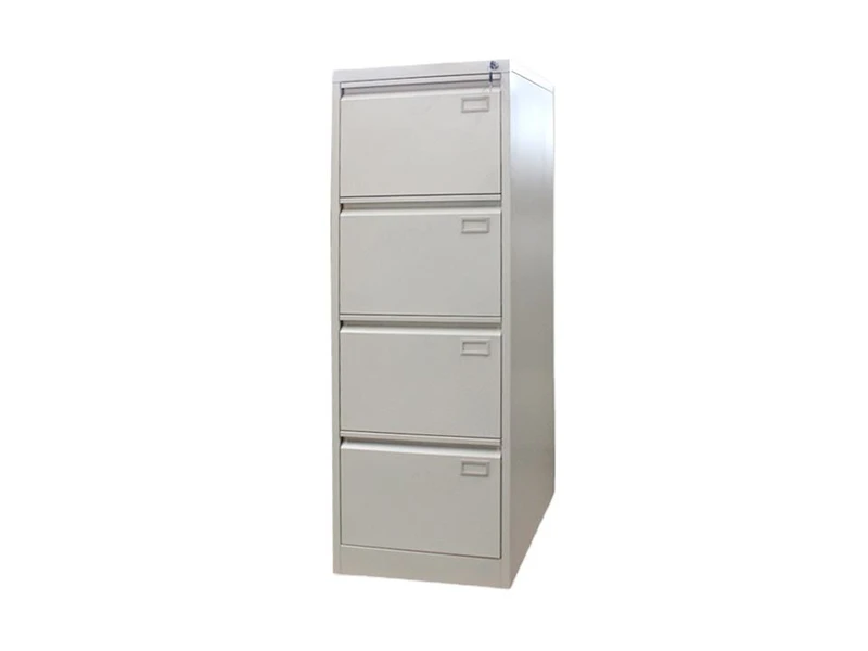 Classeur vertical &agrave; 4 tiroirs avec serrure pour le stockage de documents de bureau