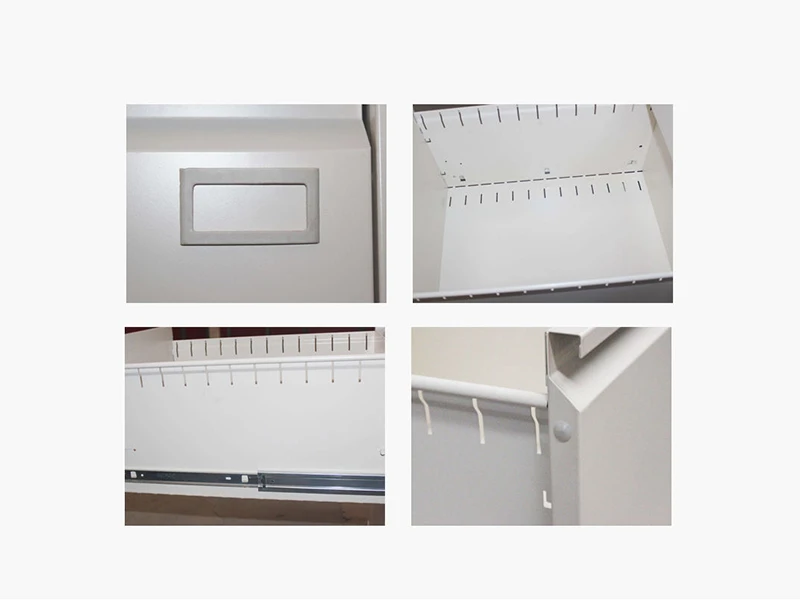 Classeur vertical &agrave; 4 tiroirs avec serrure pour le stockage de documents de bureau