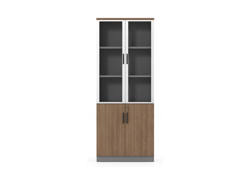 Classeurs hauts en bois avec casier | Solution de stockage de fichiers
