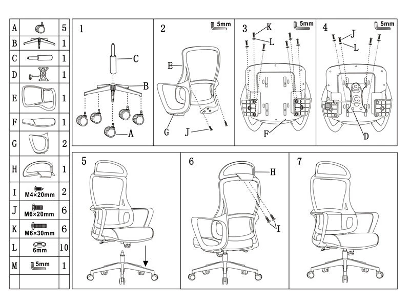 Chaise en maille &agrave; dossier haut avec appui-t&ecirc;te 2D | Chaises de travail pivotantes