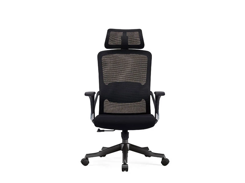 Chaise de travail avec appui-t&ecirc;te 2D | Chaise de bureau debout