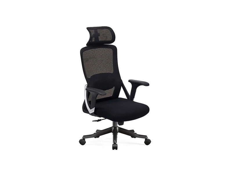 Chaise de travail avec appui-t&ecirc;te 2D | Chaise de bureau debout