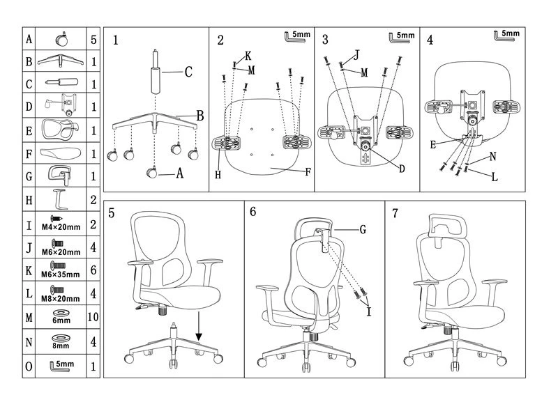 Chaise de travail Ergo multifonctionnelle pour distributeur de mobilier de bureau