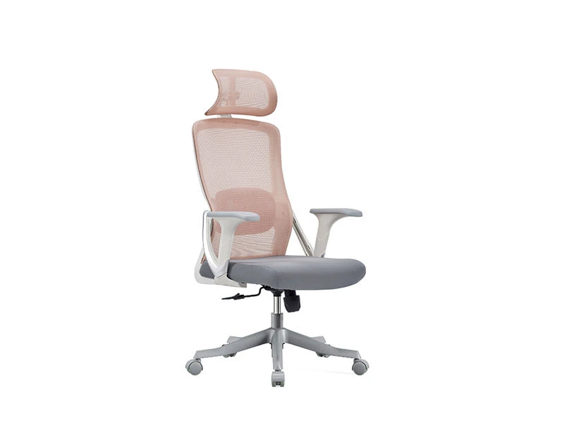 Chaise de travail avec appui-t&ecirc;te 2D | Chaise de bureau debout