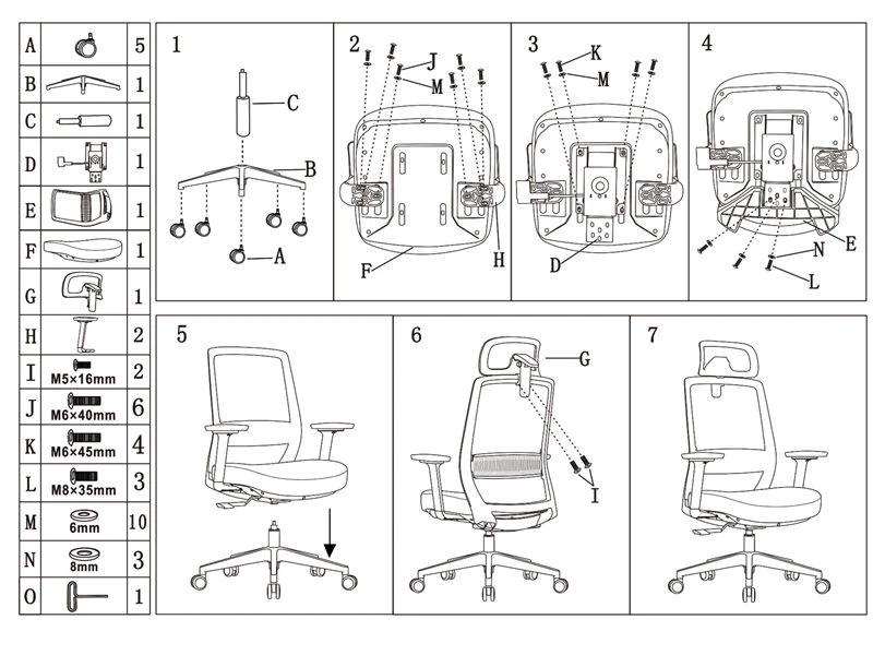 Chaise d'ordinateur &agrave; dossier haut | Chaise de bureau avec accoudoirs