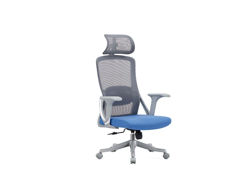 Chaise de travail avec appui-t&ecirc;te 2D | Chaise de bureau debout