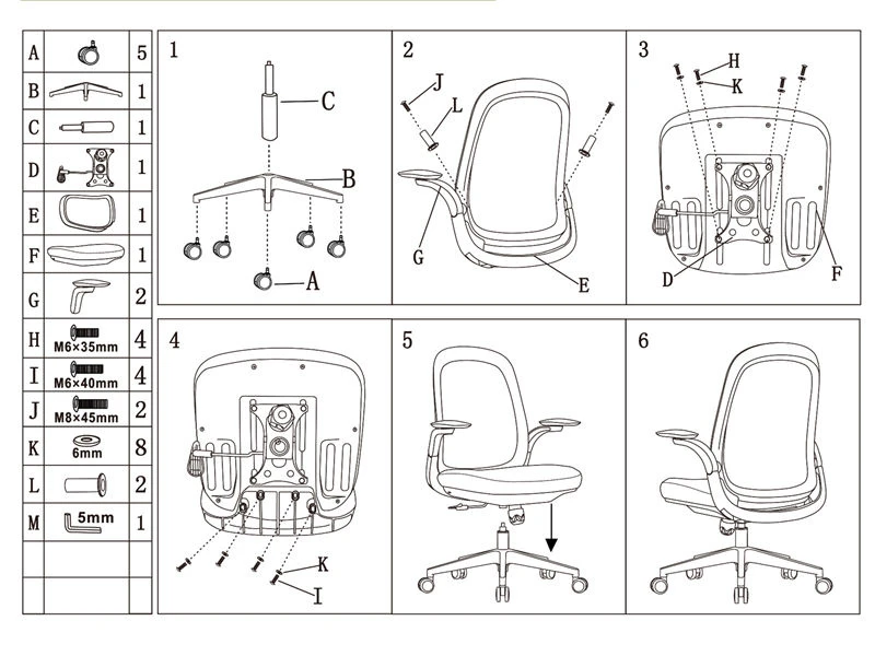 Si&egrave;ges de chaises de bureau modernes | Prix de la chaise pivotante de travail