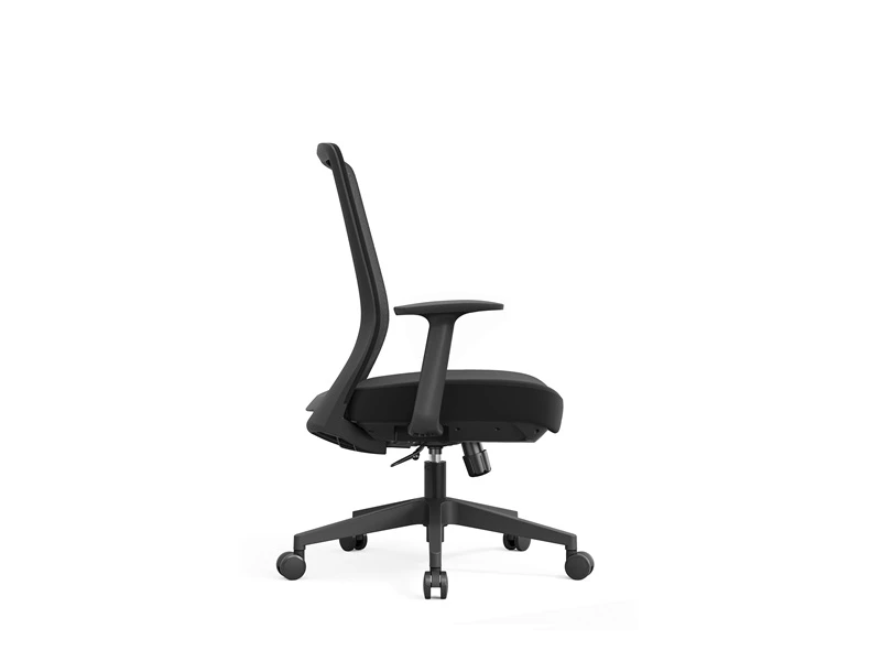 Chaise de travail moderne en tissu d'ameublement avec roulettes | Meilleur si&egrave;ge pour le lieu de travail