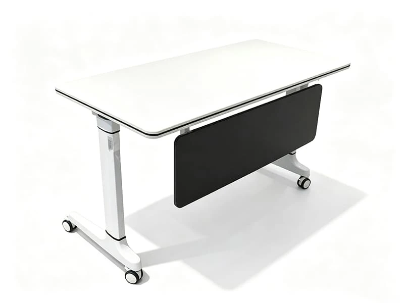 Table de formation moderne rabattable avec roulettes pour salles de r&eacute;union