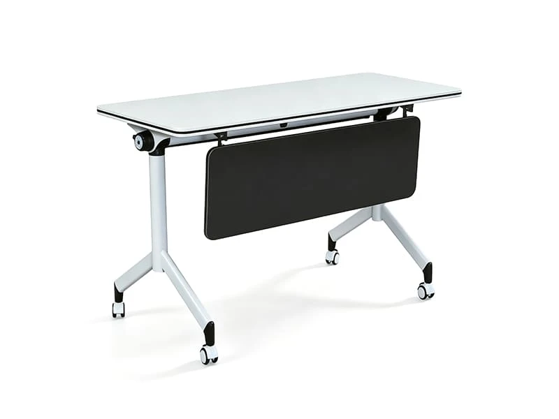 Table de formation gigogne rabattable avec roulettes pour salles de r&eacute;union