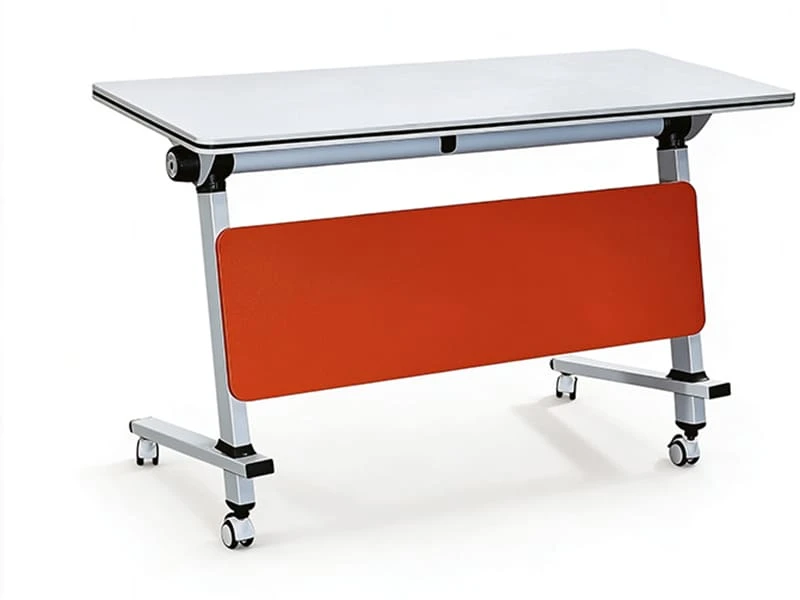 Table d'entra&icirc;nement gigogne rabattable avec roulettes pour espaces flexibles