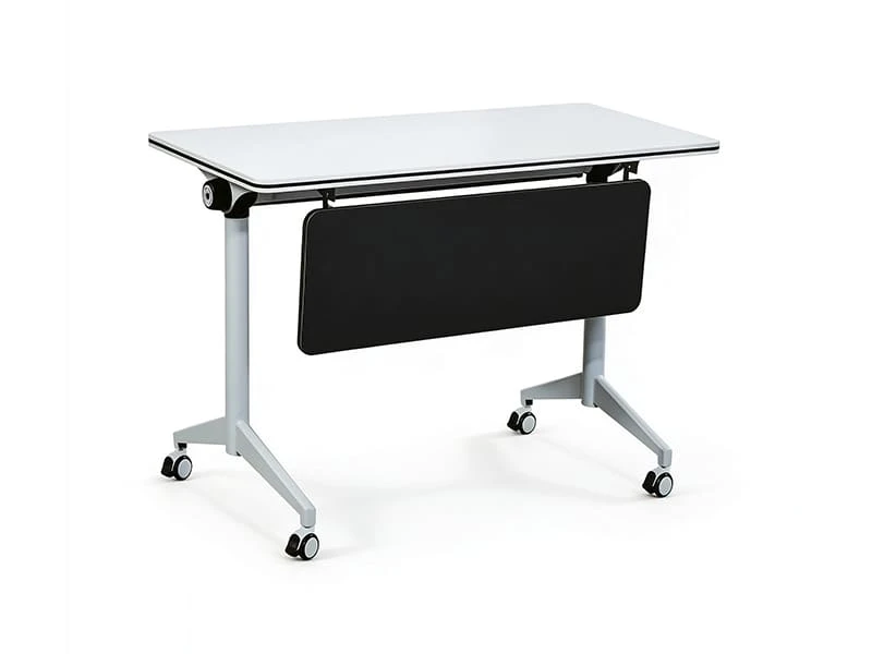 Table de formation rabattable robuste avec roulettes pour r&eacute;unions