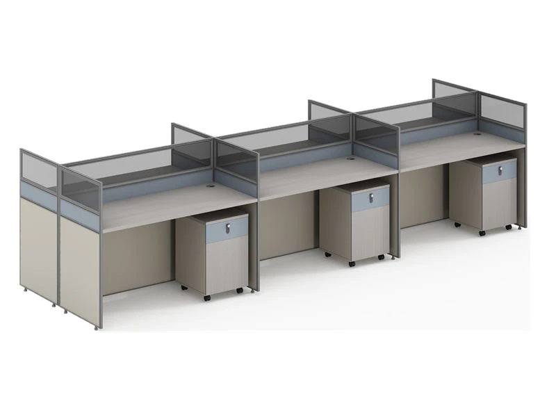 Table de bureau moderne | Poste de travail modulaire multi-personnes