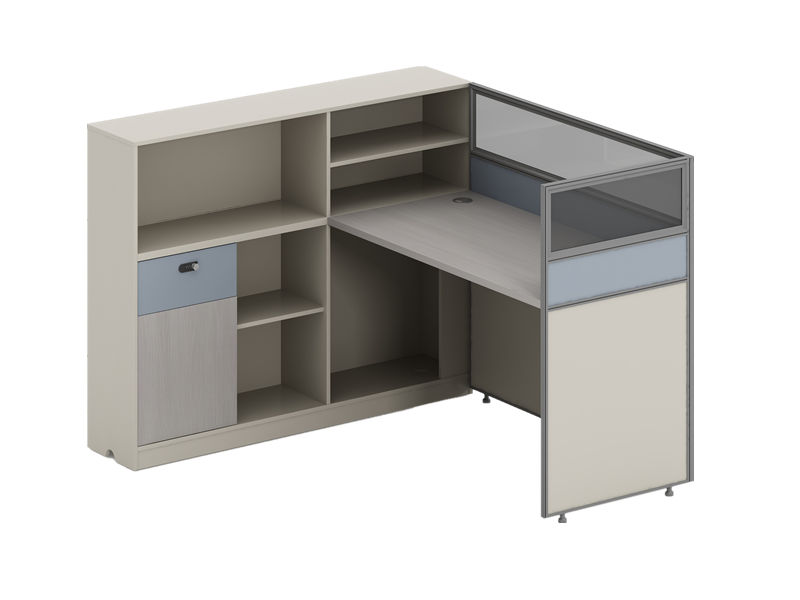 Cabine de postes de travail modulaires pour la finance et la comptabilit&eacute;