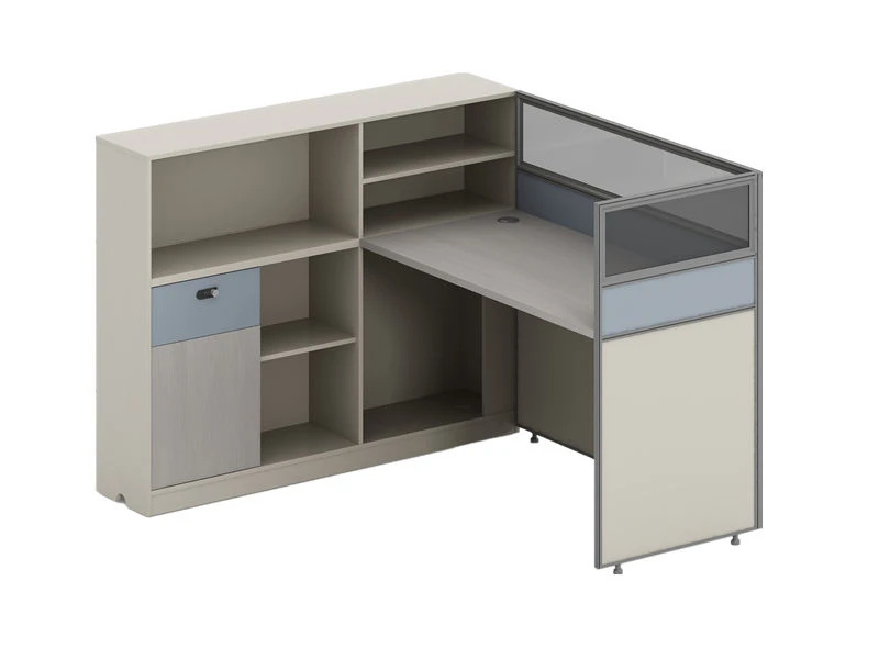 Cabine de postes de travail modulaires pour les finances et les entreprises. Comptabilit&eacute;