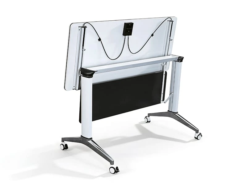 Table de formation modulaire haut de gamme rabattable avec gestion des c&acirc;bles