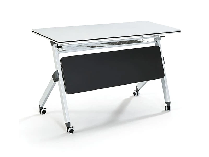 Table de formation pliante, Table de conf&eacute;rence rabattable avec roulettes pour le bureau