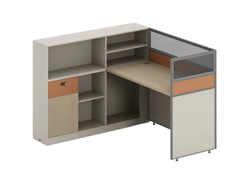 Cabine de postes de travail modulaires pour les finances et les entreprises. Comptabilit&eacute;