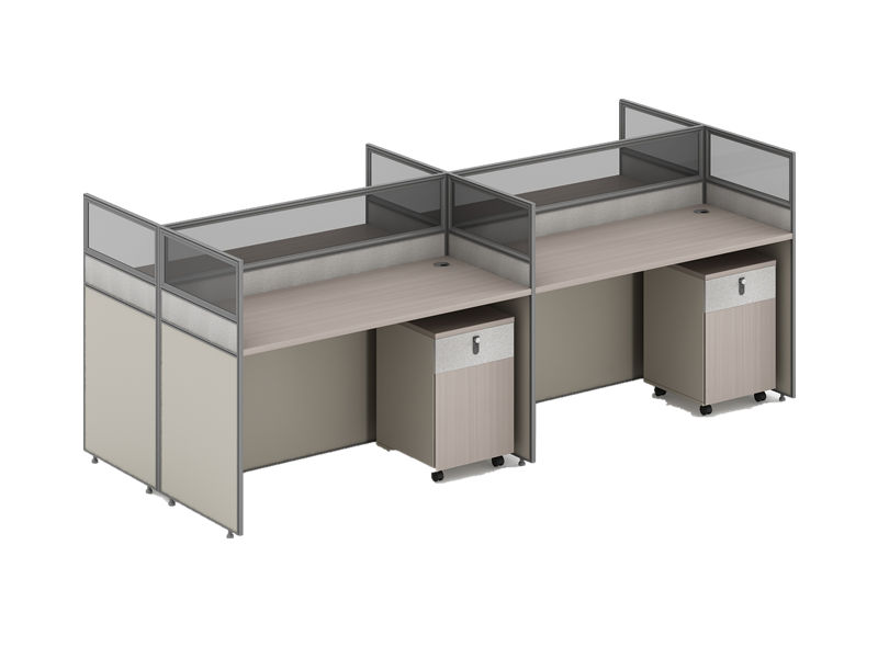 Table de bureau moderne | Poste de travail modulaire multi-personnes