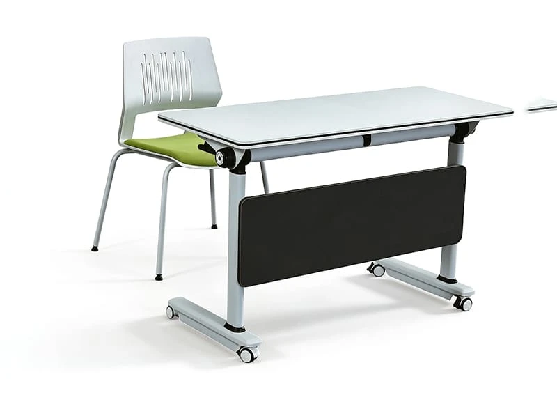 Table de formation rabattable abordable avec roulettes verrouillables