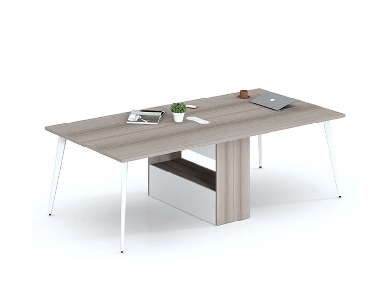 Table de conf&eacute;rence en ch&ecirc;ne pour bureau | Bureau de salle de r&eacute;union 8 places