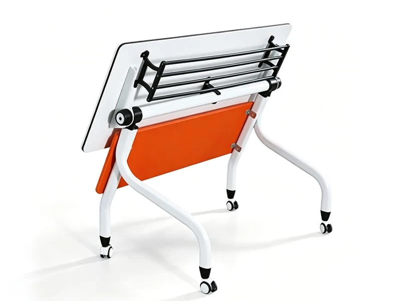 Table de formation rabattable peu encombrante avec roues verrouillables