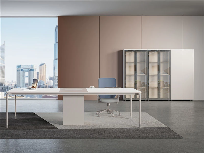 Armoires de rangement de fichiers blanches de bureau | Classeur buffet gris