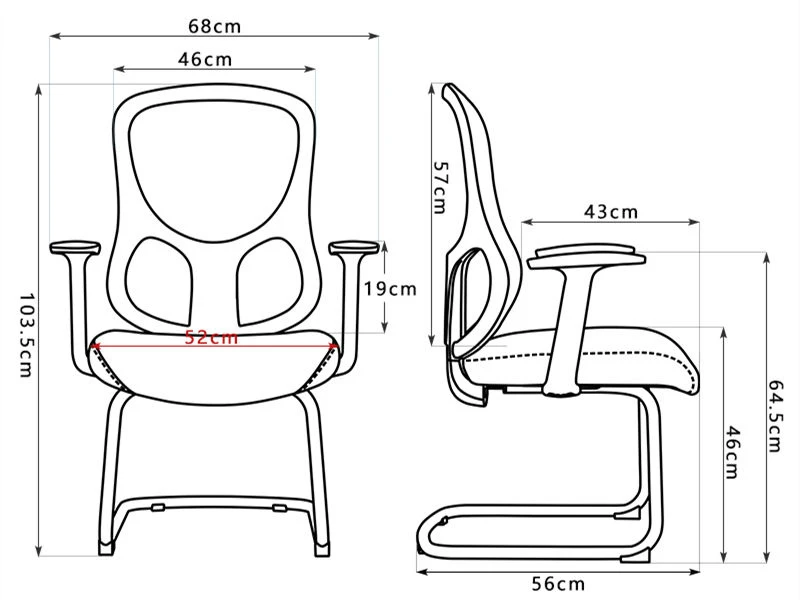 Chaise de visiteur de r&eacute;ception de bureau | Chaises de salle d'attente avec accoudoirs