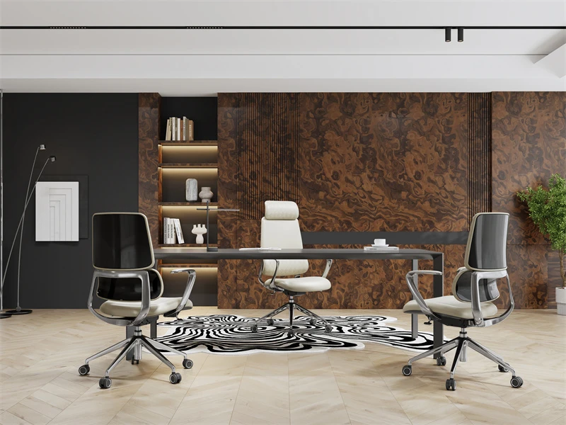 Chaises de bureau en cuir modernes | Meilleure chaise de bureau ergonomique