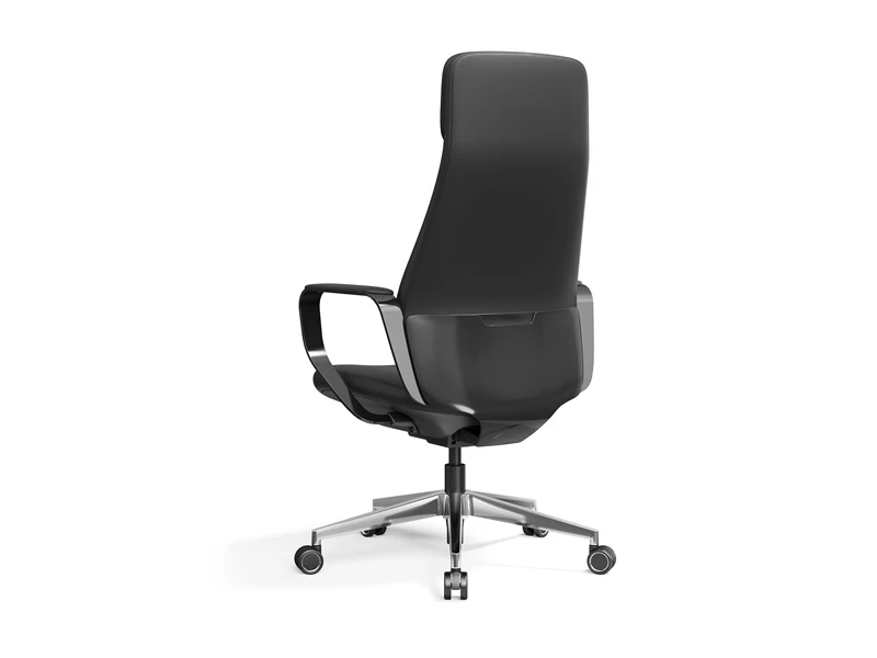 Chaises de bureau de direction luxueuses en cuir &agrave; dossier haut
