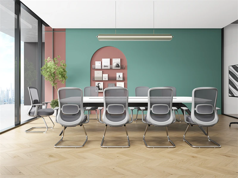 Chaises d'invit&eacute; de bureau modernes avec support lombaire r&eacute;glable