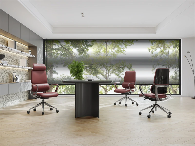 Chaises de bureau en cuir modernes | Meilleure chaise de bureau ergonomique