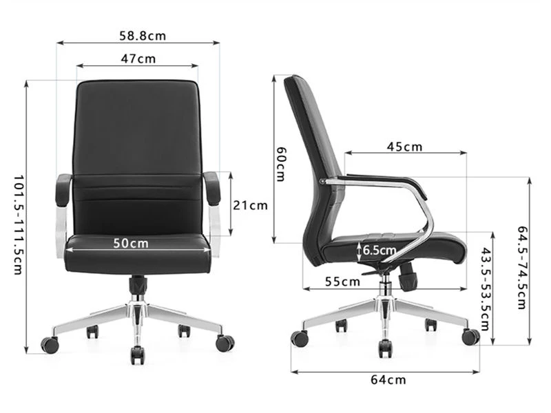Chaises de bureau de direction de luxe | Chaises de salle de conf&eacute;rence en cuir