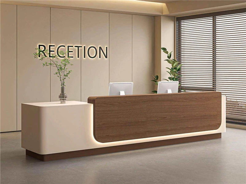 Bureau de r&eacute;ception haut bon march&eacute; | Comptoir de r&eacute;ceptionniste moderne