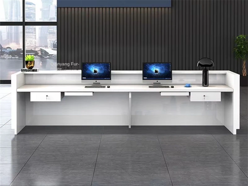 Bureau de r&eacute;ception moderne avec comptoir | Mobilier de bureau