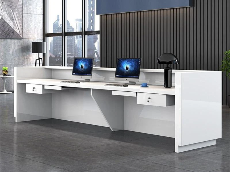 Bureau de r&eacute;ception moderne avec comptoir | Mobilier de bureau
