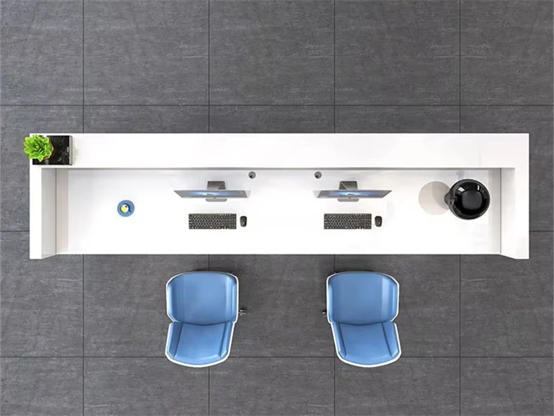 Bureau de r&eacute;ception moderne avec comptoir | Mobilier de bureau