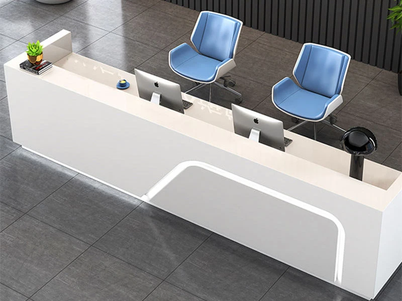 Bureau de r&eacute;ception moderne avec comptoir | Mobilier de bureau
