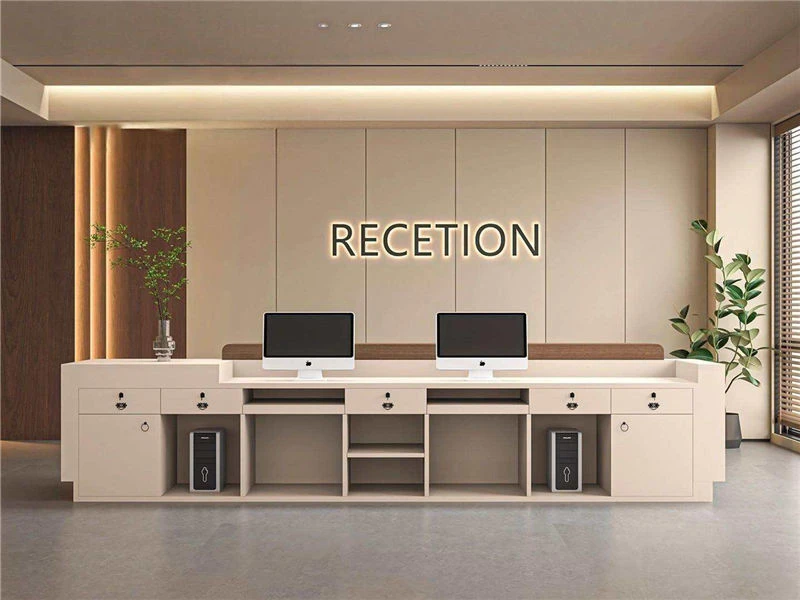 Bureau de r&eacute;ception haut bon march&eacute; | Comptoir de r&eacute;ceptionniste moderne