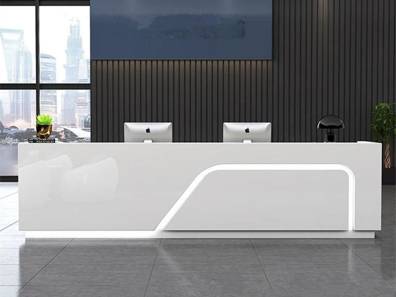 Bureau de r&eacute;ception moderne avec comptoir | Mobilier de bureau