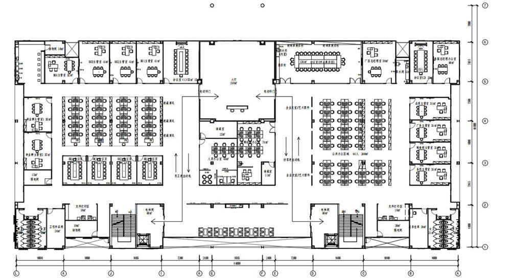 Solution de mobilier pour un immeuble de bureaux d'entreprise en Thaïlande Solution de mobilier pour un immeuble de bureaux d'entreprise en Thaïlande