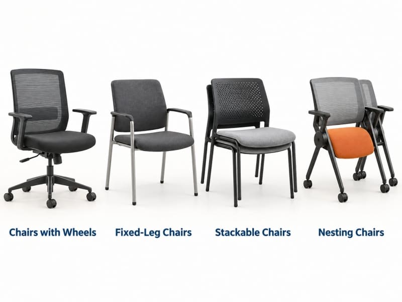 Comment choisir des chaises pour une salle de conférence ?